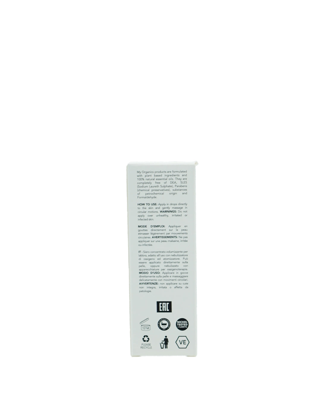 MY.ORGANICS - Lip volume active concentrate