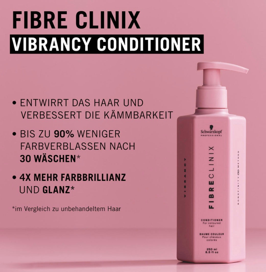 SCHWARZKOPF PROFESSIONAL
FIBRE CLINIX Vibrancy Conditioner 250 ml