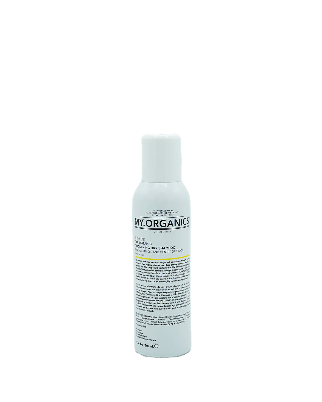 MY.ORGANICS - The organic thickening dry shampoo