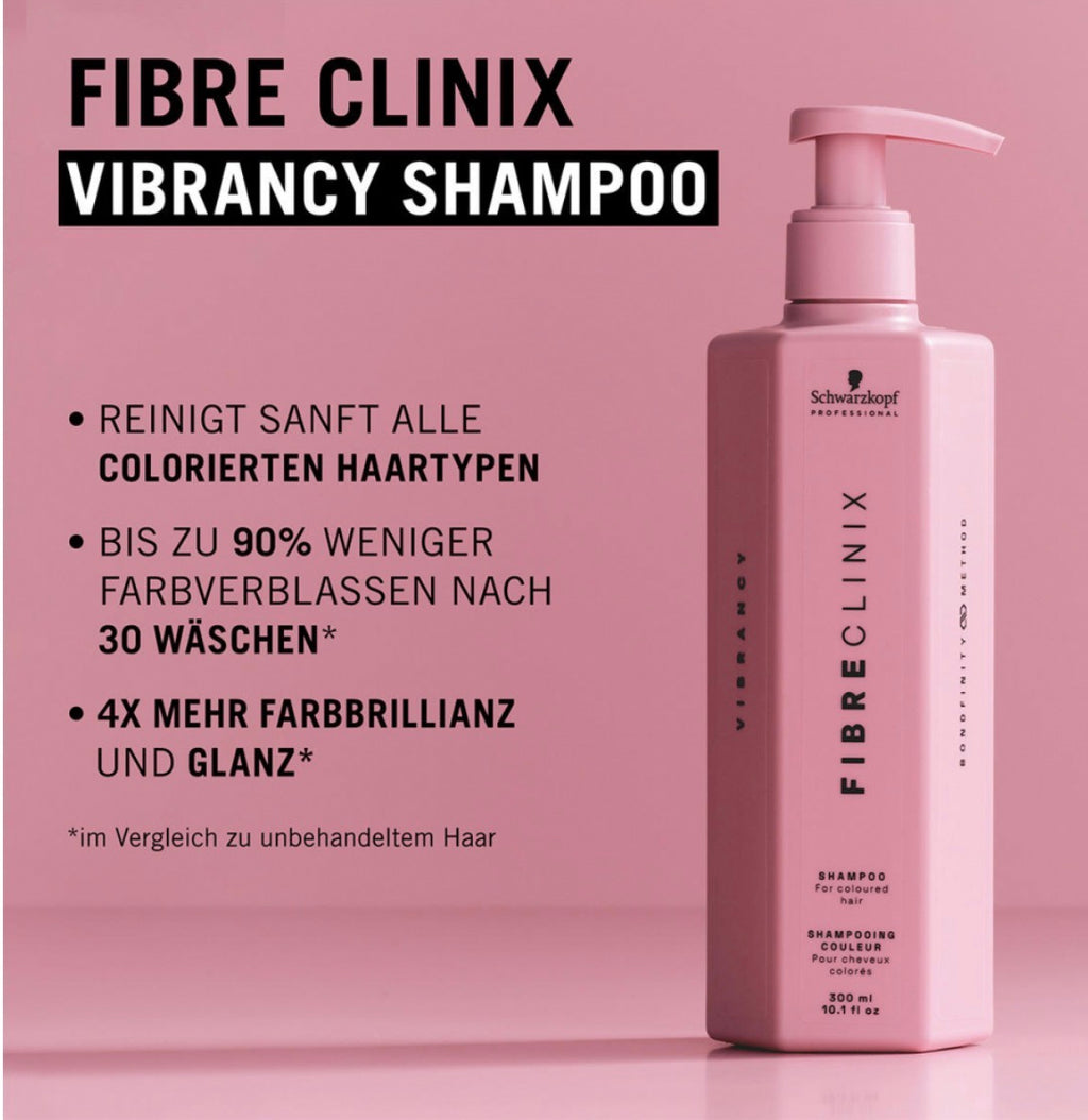 SCHWARZKOPF PROFESSIONAL
FIBRE CLINIX Vibrancy Shampoo 300 ml