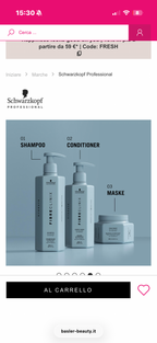 SCHWARZKOPF PROFESSIONAL
FIBRE CLINIX Hydrate Treatment 250 ml