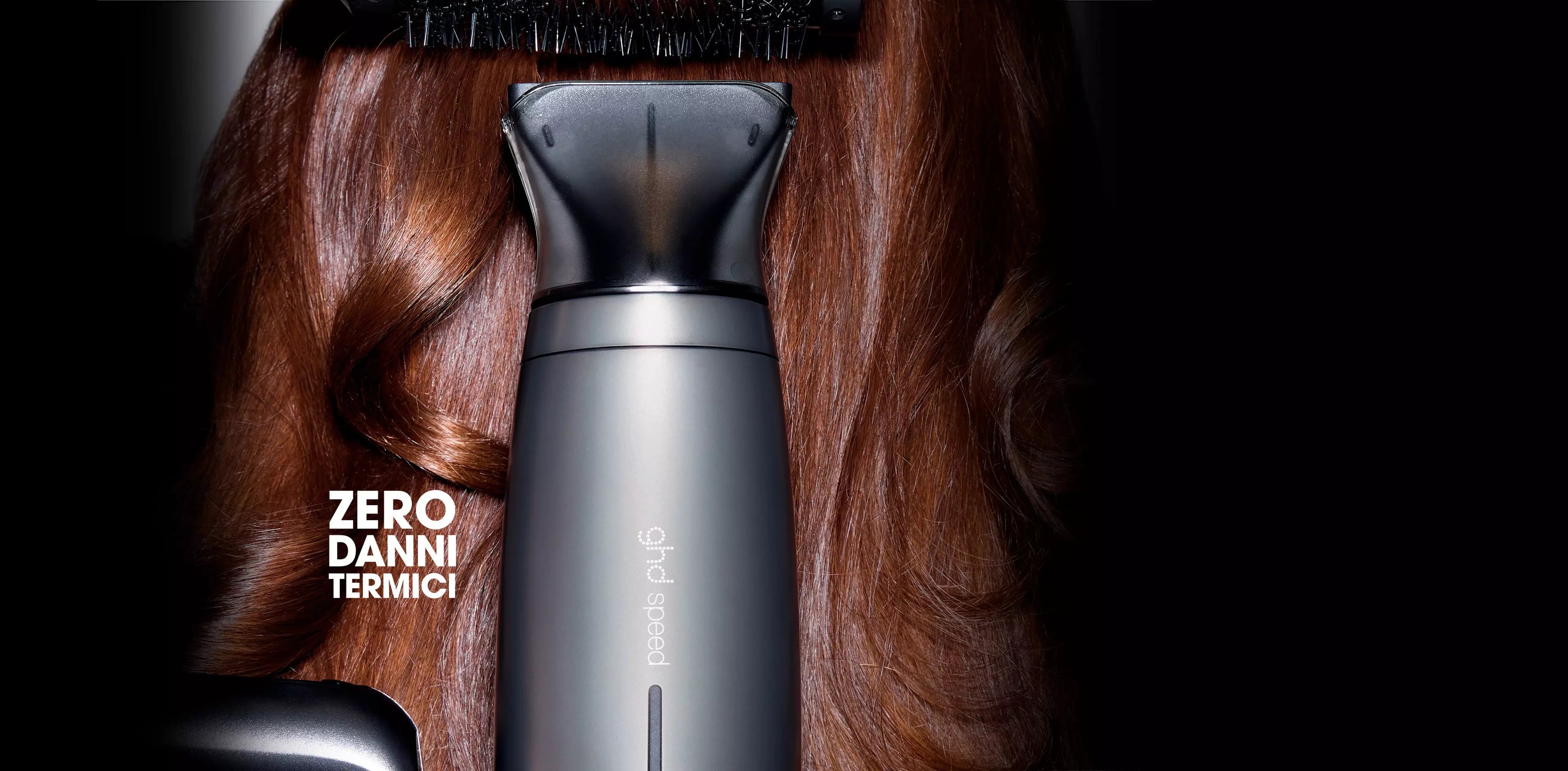 GHD - GHD SPEED PHON A IONI NERO METALLIZZATO