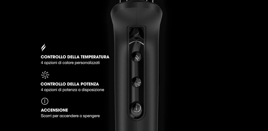 GHD - GHD SPEED PHON A IONI NERO METALLIZZATO