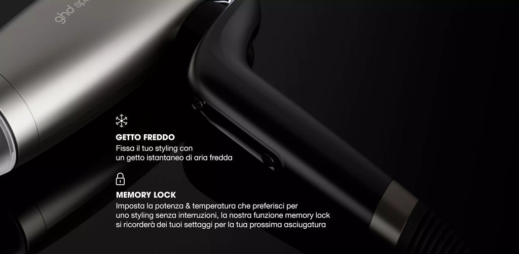 GHD - GHD SPEED PHON A IONI NERO METALLIZZATO