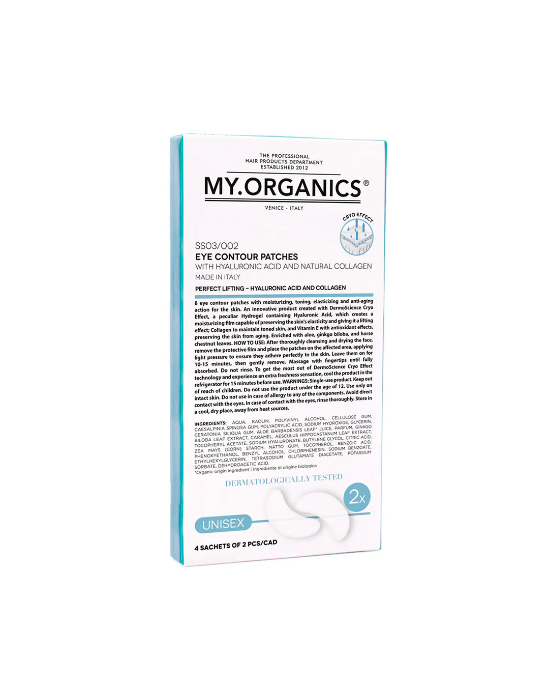 My Organics - EYE CONTOUR PATCHES