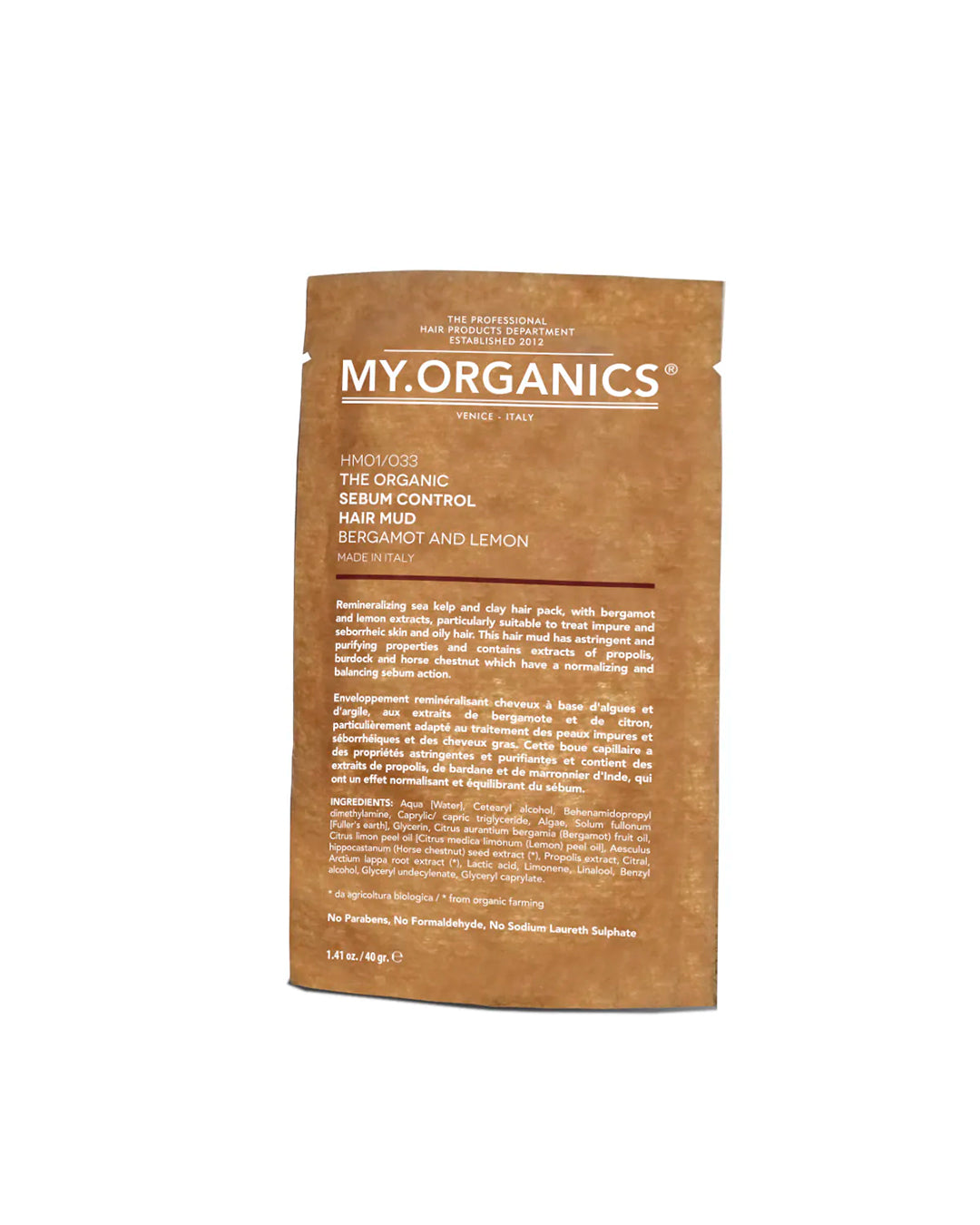 My Organics - SEBUM CONTROL HAIR MUD
