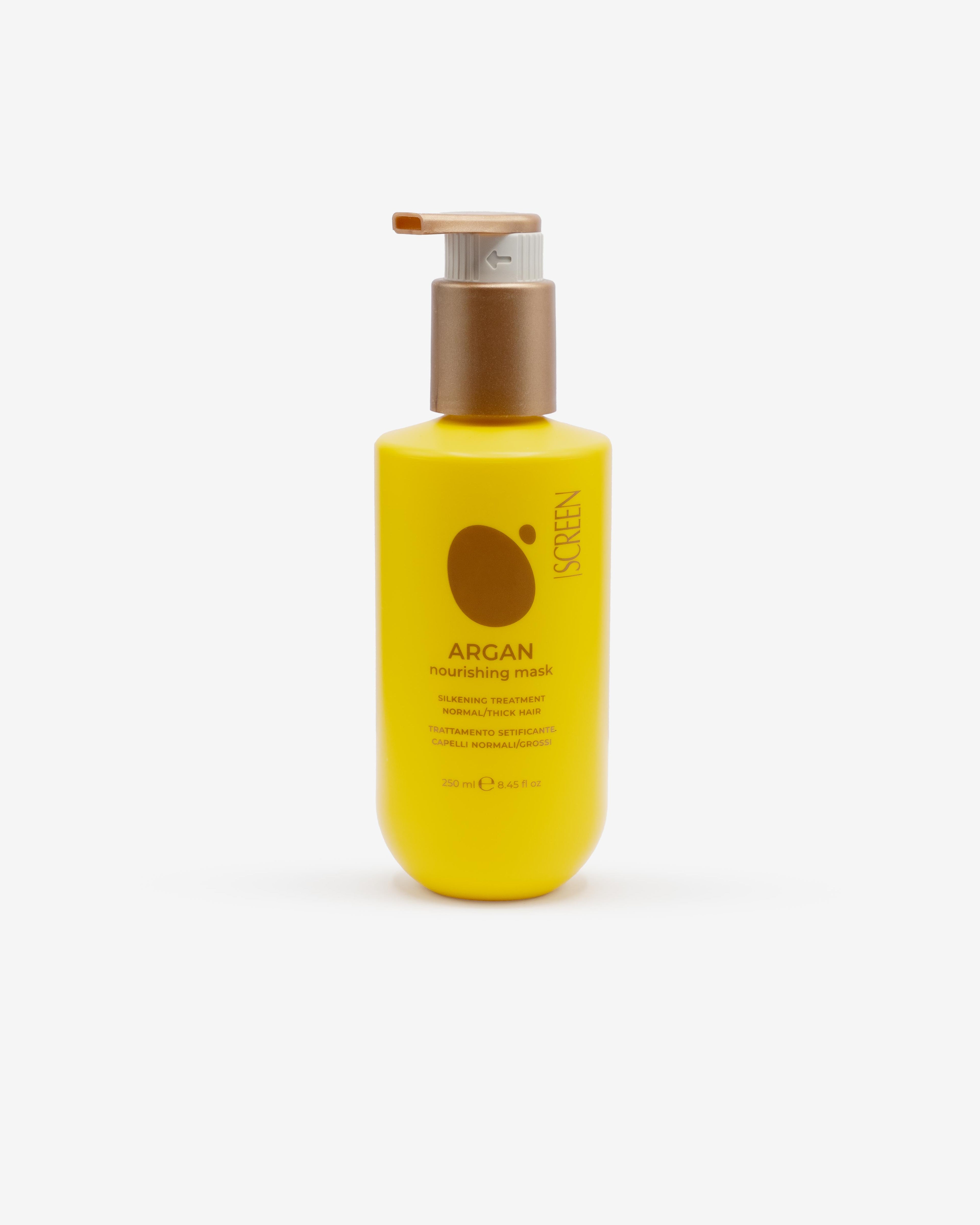 SCREEN - Pure D’Argan Argan - Nourishing Mask - Trattamento setificante capelli normali/ grossi